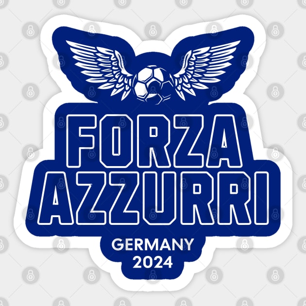 Forza Azzurri Germany 2024 Sticker by Kicosh